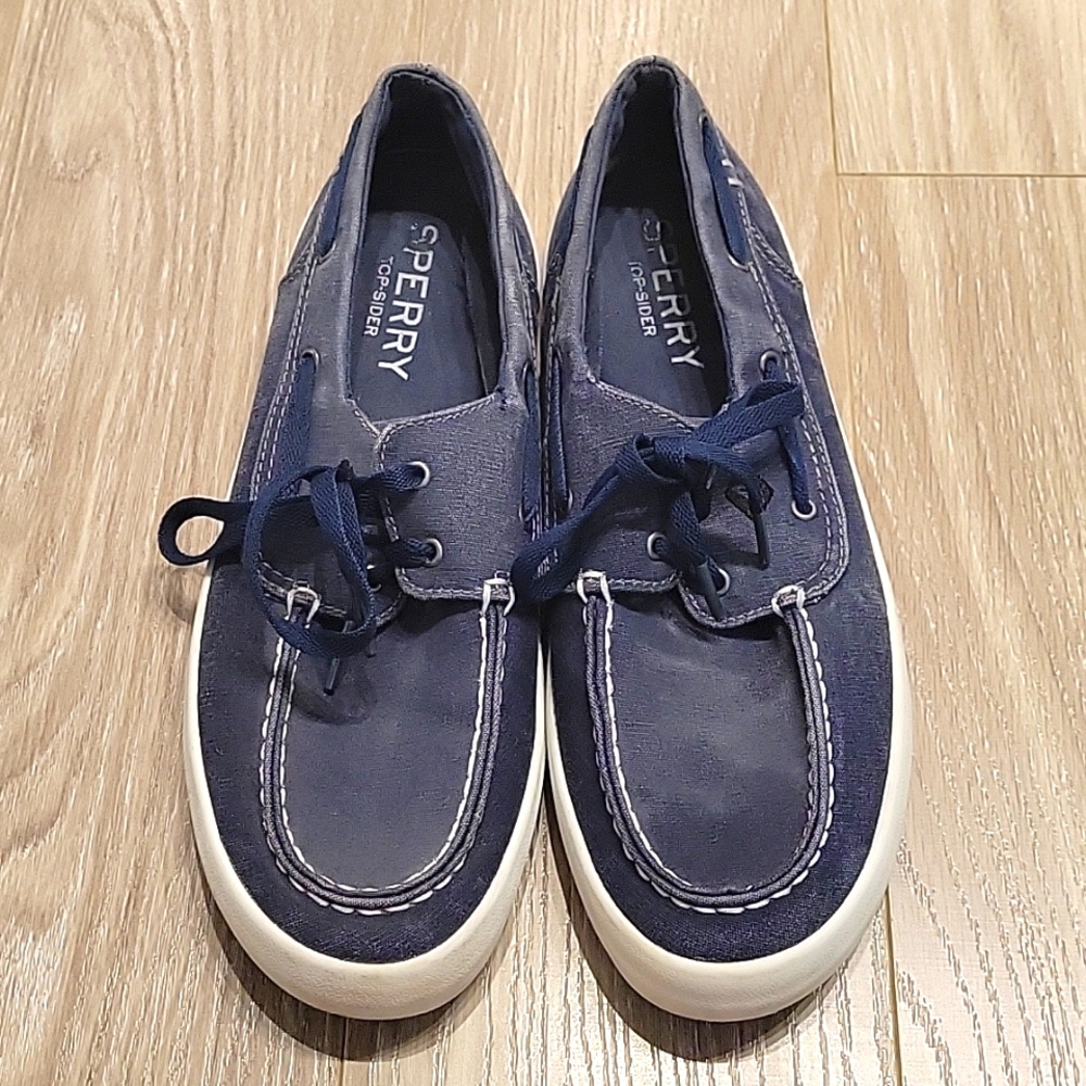 Sperry Dark Blue Boat Shoes-
